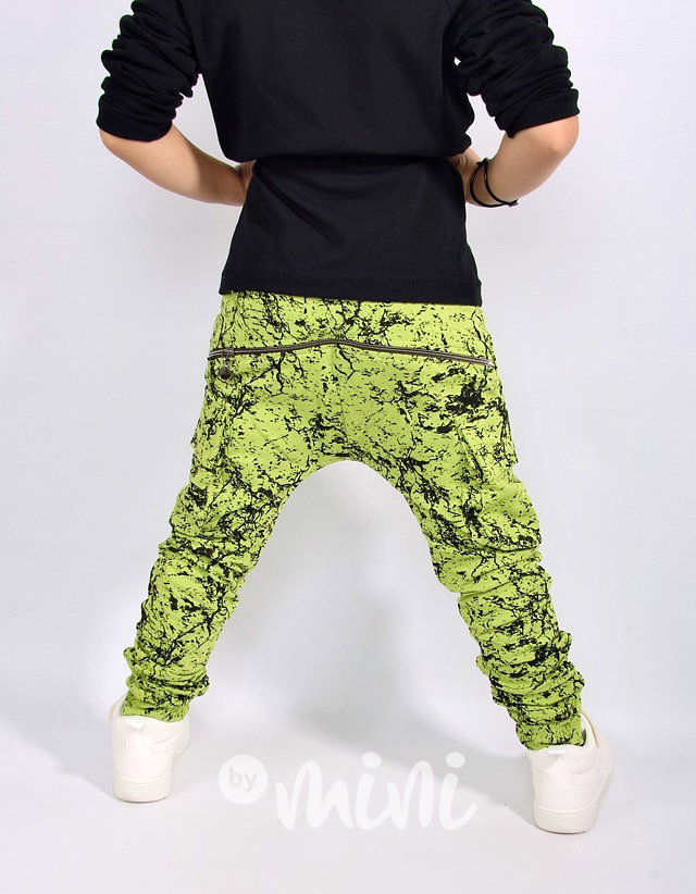 Pistácie marble baggy kapsáče zip