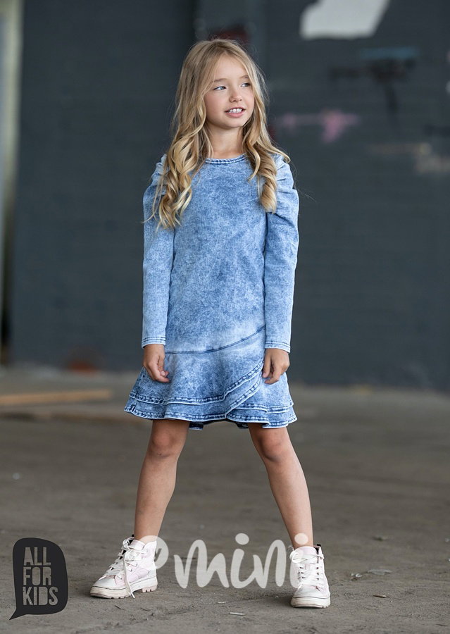 Inspired denim blue šaty *by AFK*
