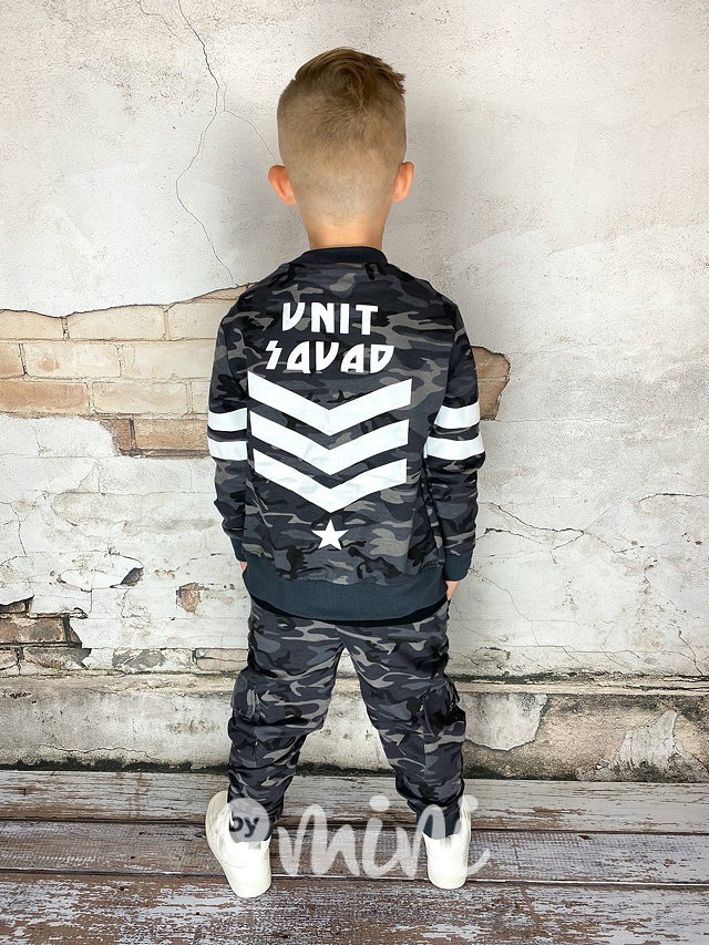 3pcs grey army souprava