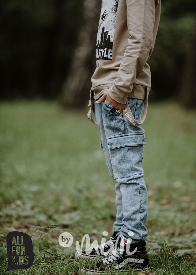 Jeansy chlapecké kapsáče modré *by AFK*