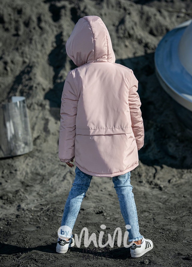 Zimní růžová dívčí bunda *MashMnie*