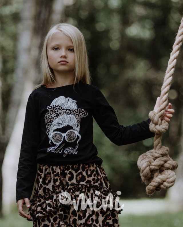 Wild girl blůzka - černá *by AFK*