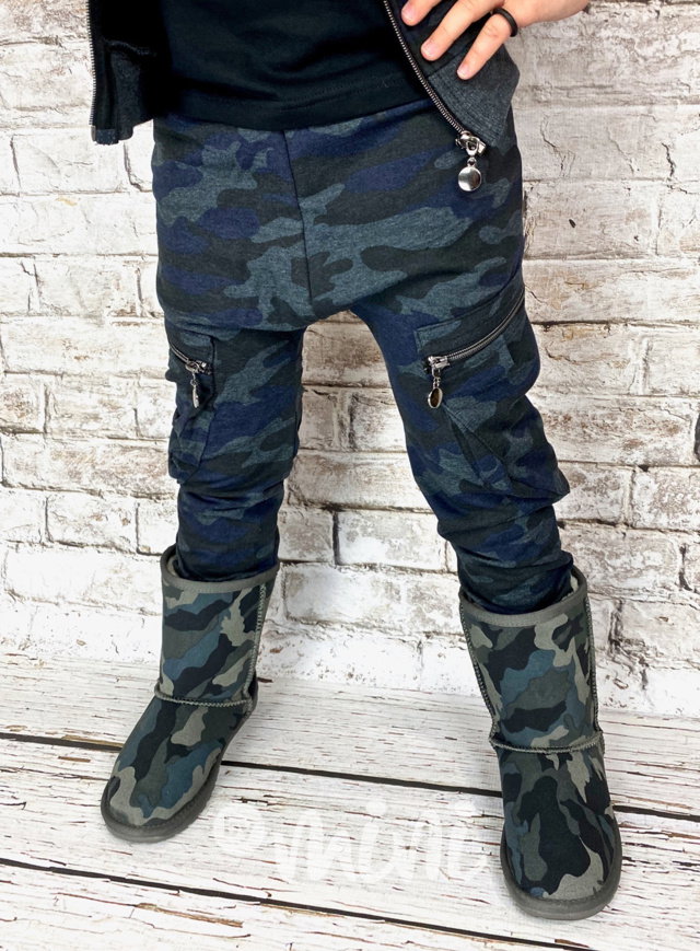 NEW baggy kapsáče grey/blue army