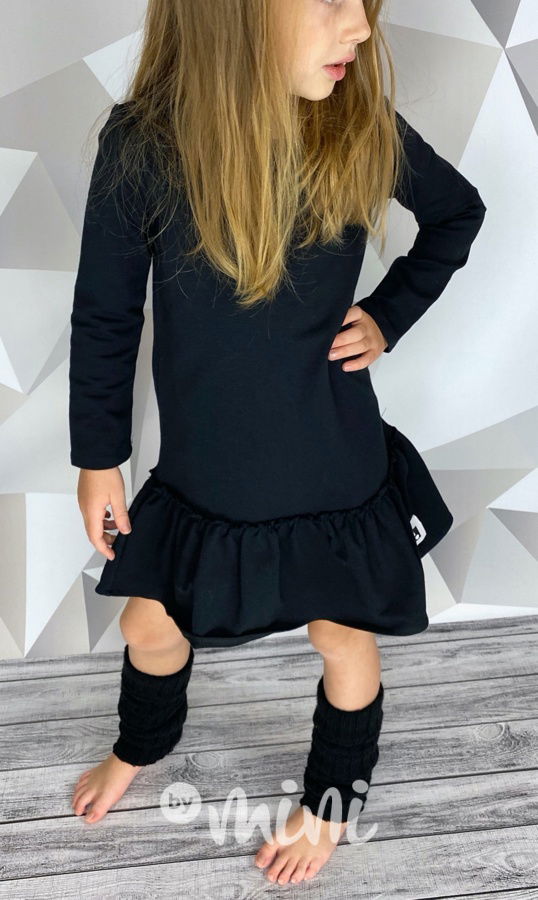 Black GOLD wings šaty