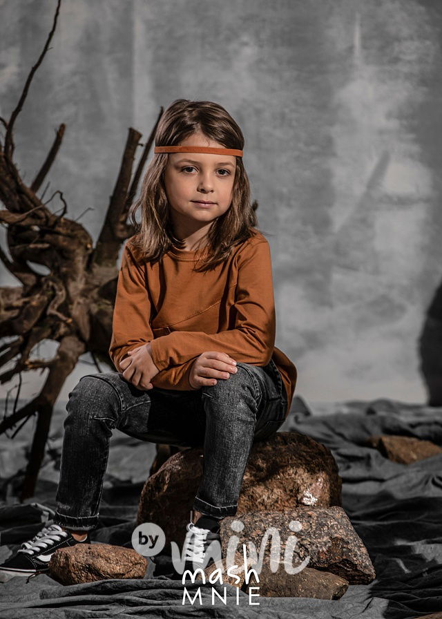 Ice grafit jeans s prošitím *MashMnie*