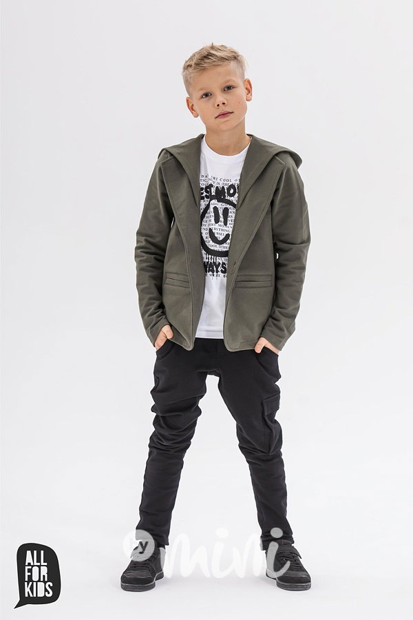 Hoodie chlapecké sako khaki *by AFK*