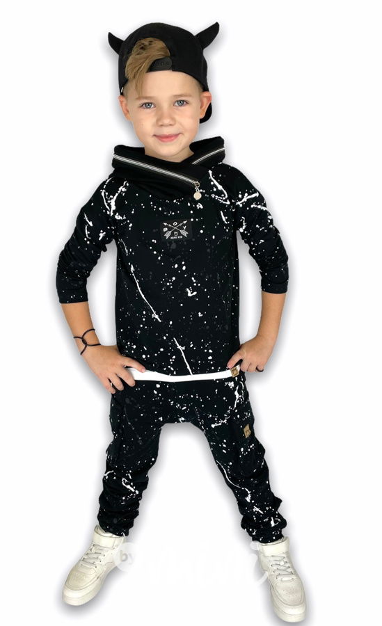 Dirty chlapecké baggy kapsáče zip - black