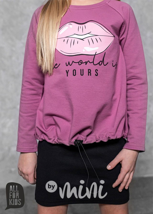 Mikinové šaty pink *AFK*