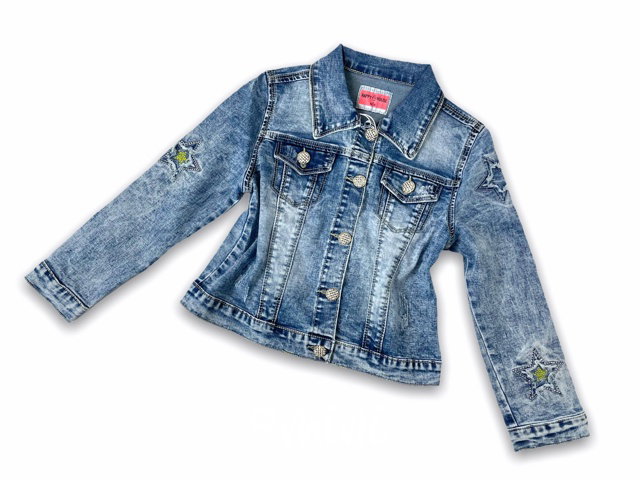 STARS jeans bunda s kamínky