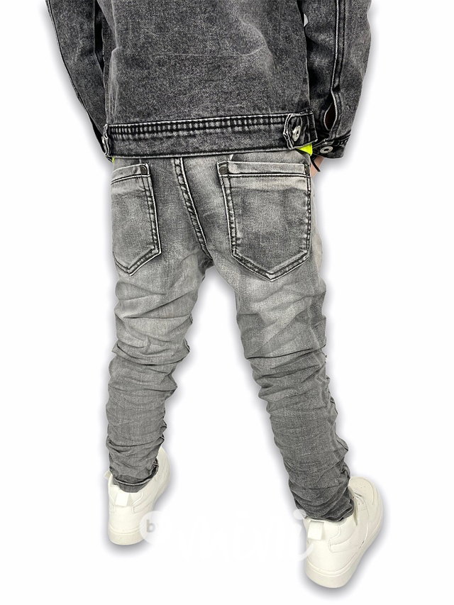 Ripped džíny black