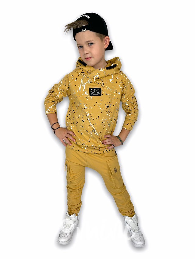 Baggy kapsáče zip - mustard