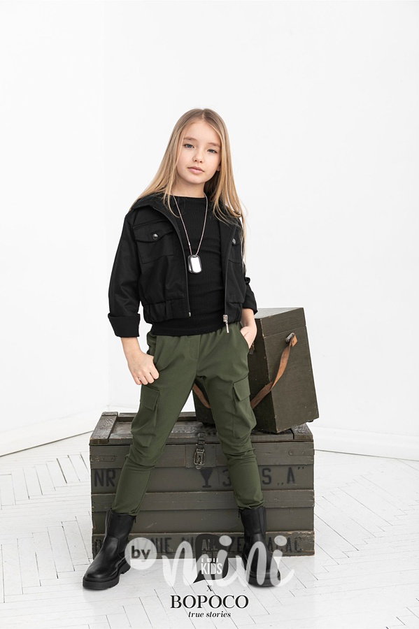 Khaki kapsáče urban street style #MiniMe