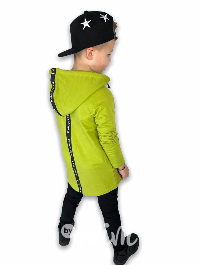 Street boy long mikina - lemon