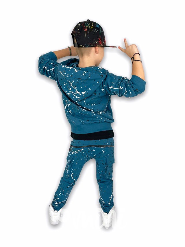 Dirty chlapecké baggy kapsáče zip - petrol