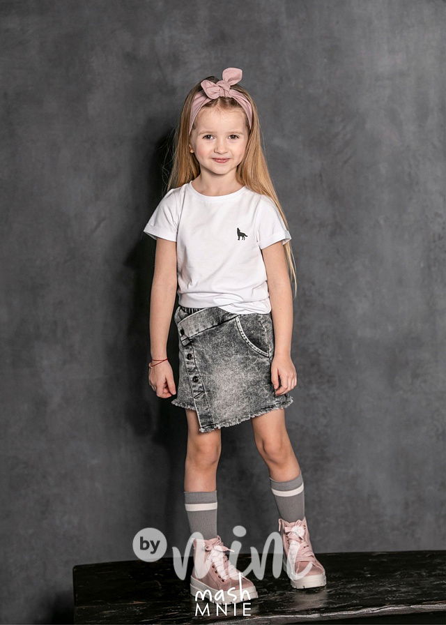 Wolf blůzka white *MashMnie*