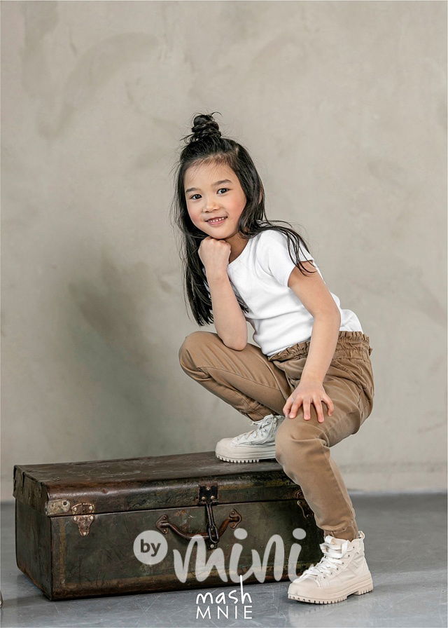 Žebrovaný top bílý *MashMnie*