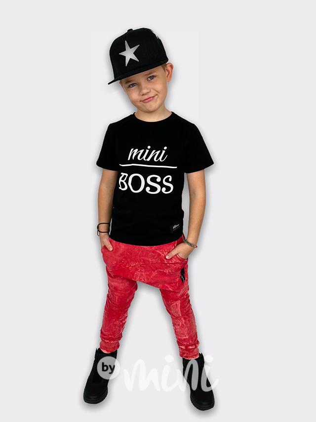 Mini BOSS triko černé