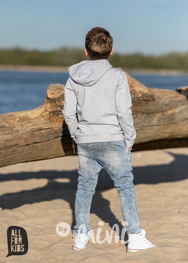 Jeans jogger kalhoty ice blue
