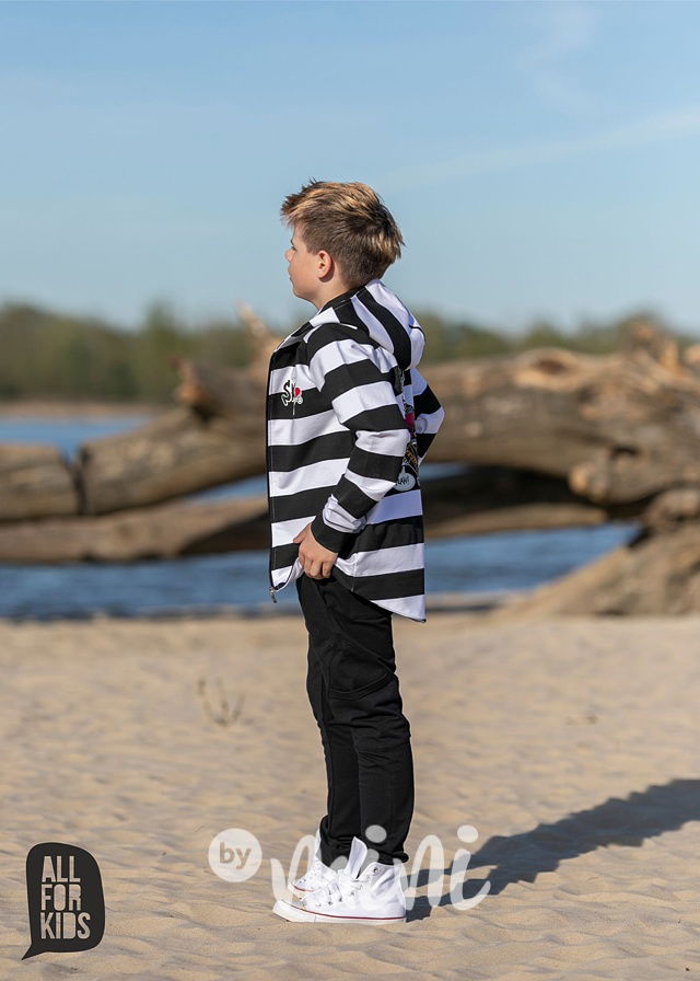 Jogger bavlněné tepláky s kapsami - černé