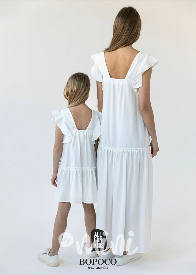 Summer holiday šaty white