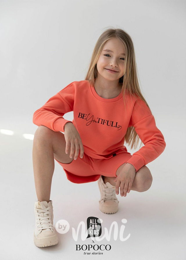 Colors of summer mikina coral