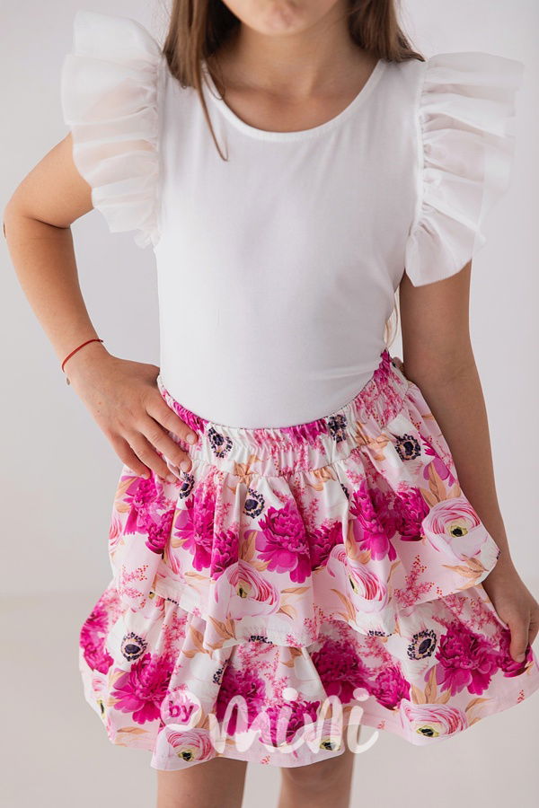 Pink Dream řasená sukně *Lily Grey*