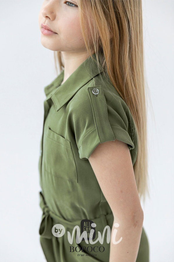 Khaki summer overal