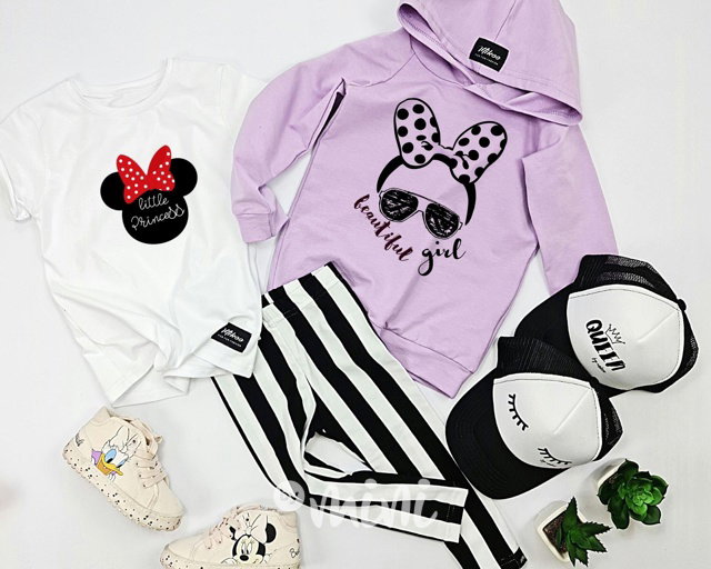 Beautiful GIRL hoodie mikina lila