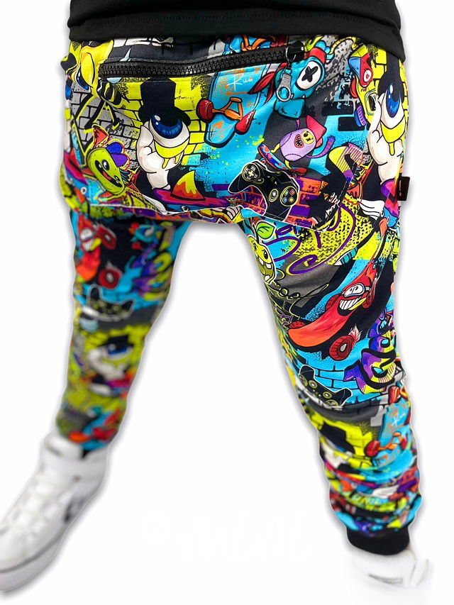 Baggy chlapecké CREW s kapsičkou a zipem