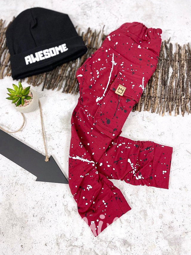 Splash chlapecké baggy kapsáče zip - bordo