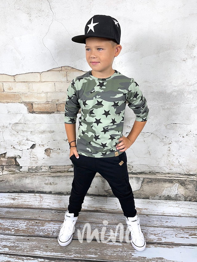 ARMY star longsleeve triko