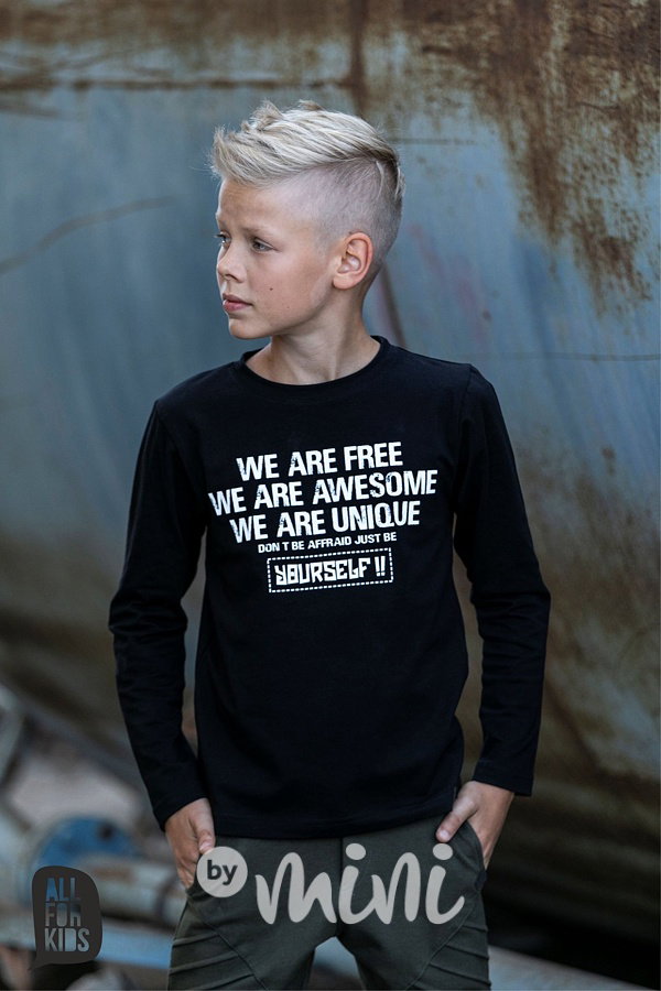 AWESOME longsleeve triko černé