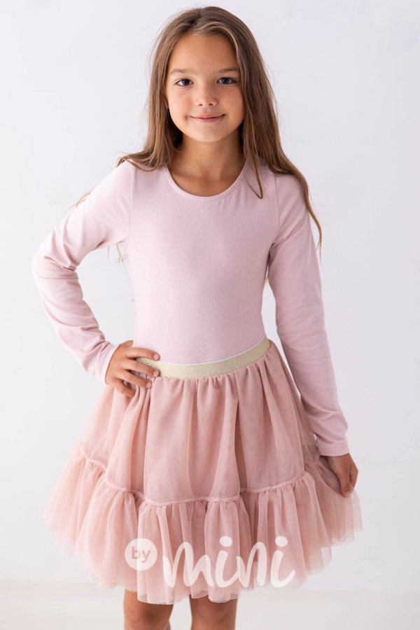 Pudder & Gold maxi tutu sukně Lily Grey