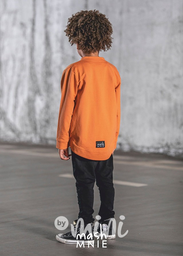 WOLF bomber mikina orange *MashMnie*