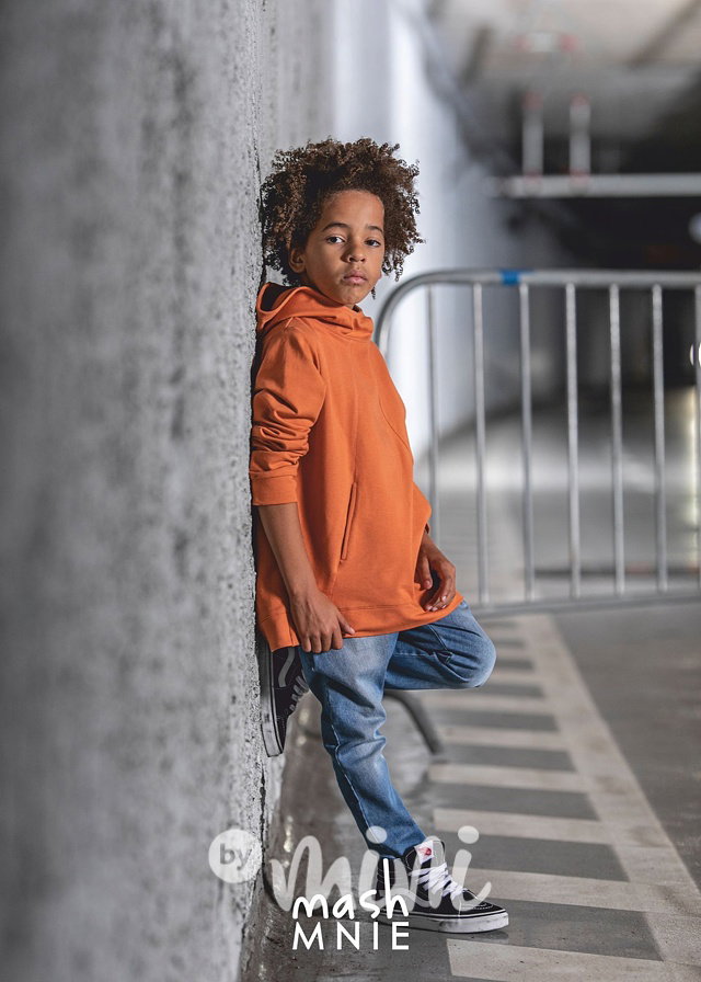 BRUSH hoodie mikina orange *MashMnie*