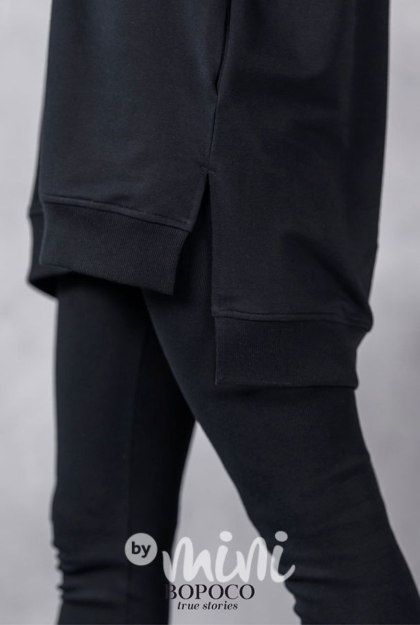 BOPOCO hoodie mikina black