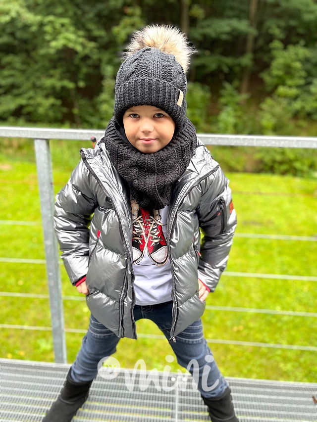 Zimní bunda space grey