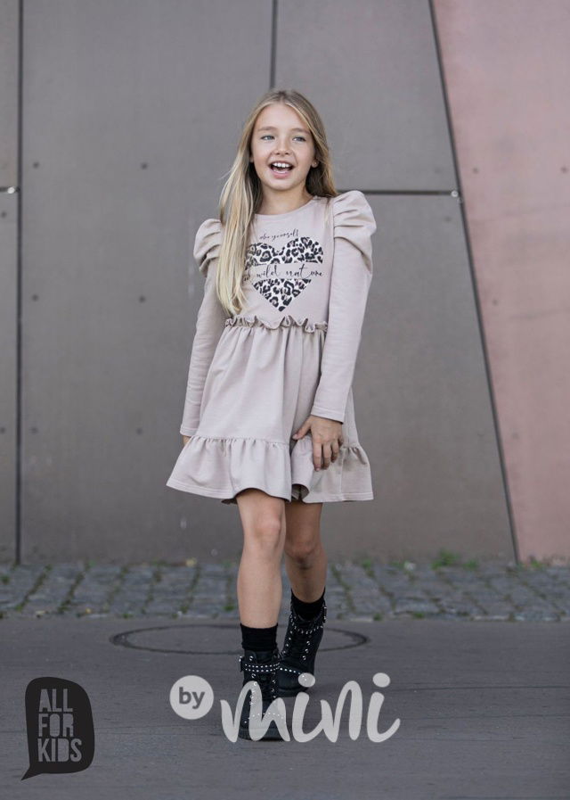 WILD heart šaty béžové