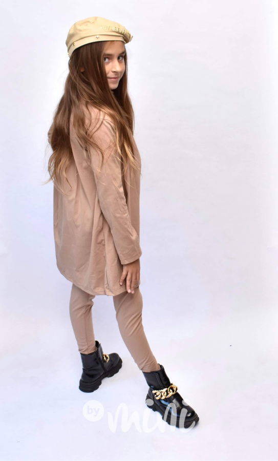 HIT 3-dílný bavlněný komplet beige