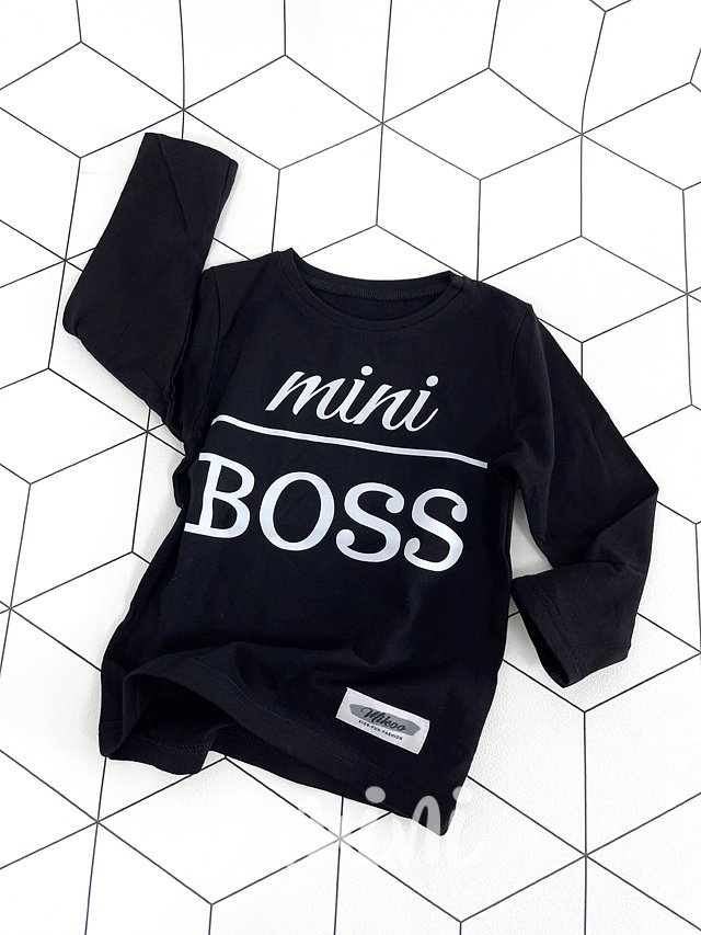 Mini boss triko černé