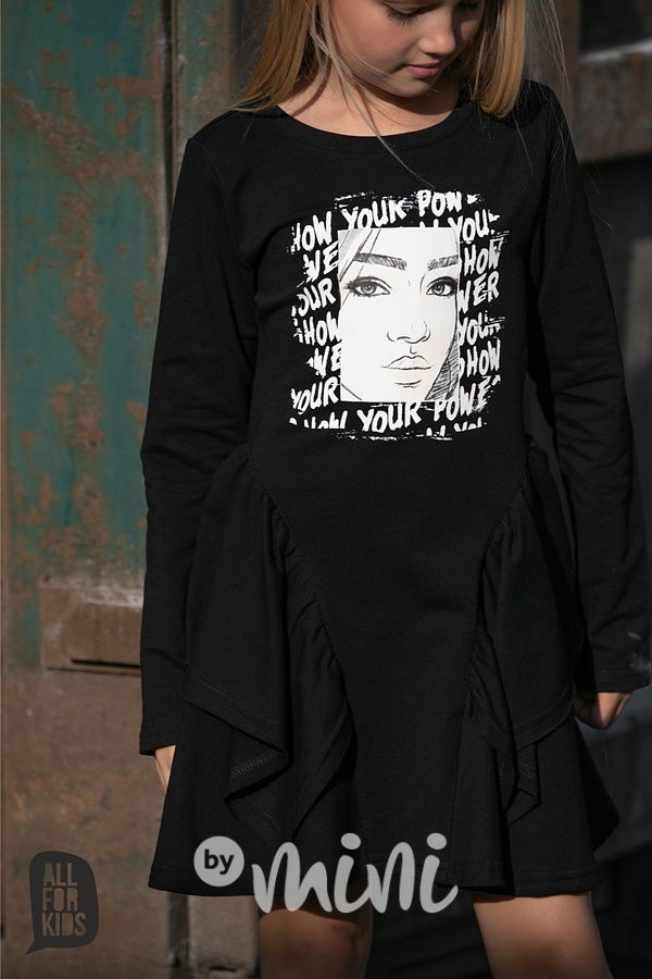 Your power šaty black