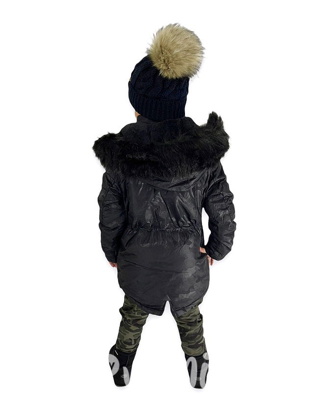 Zimní kabát dark army