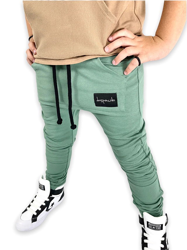 DESPACITO biker tepláky pastel mint