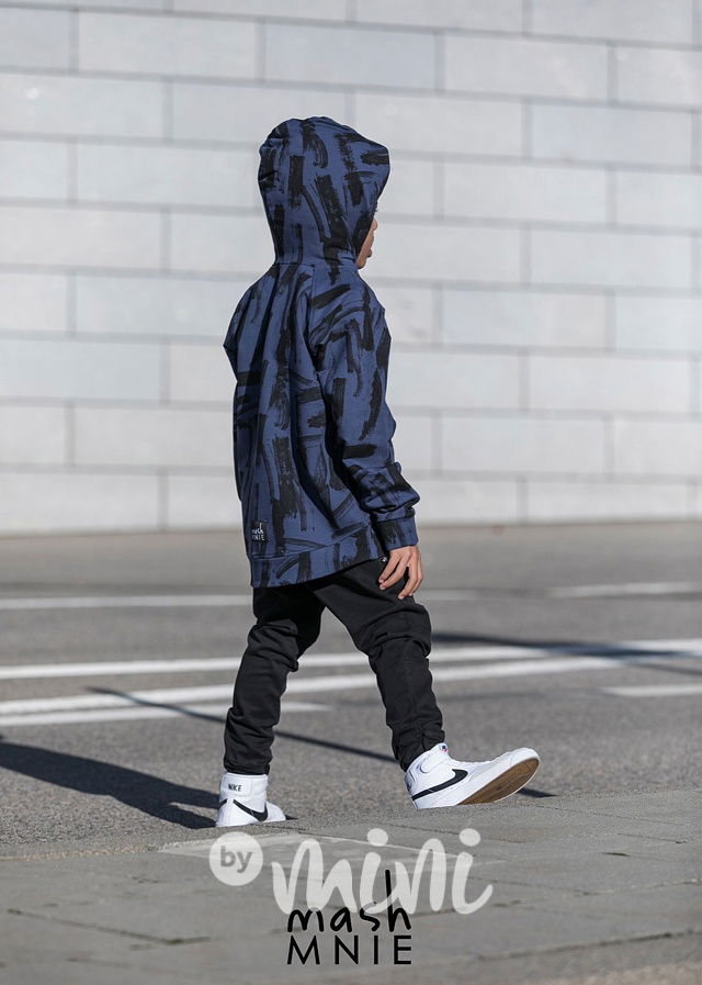 Brush mikina s kapucí modrá *MashMnie*