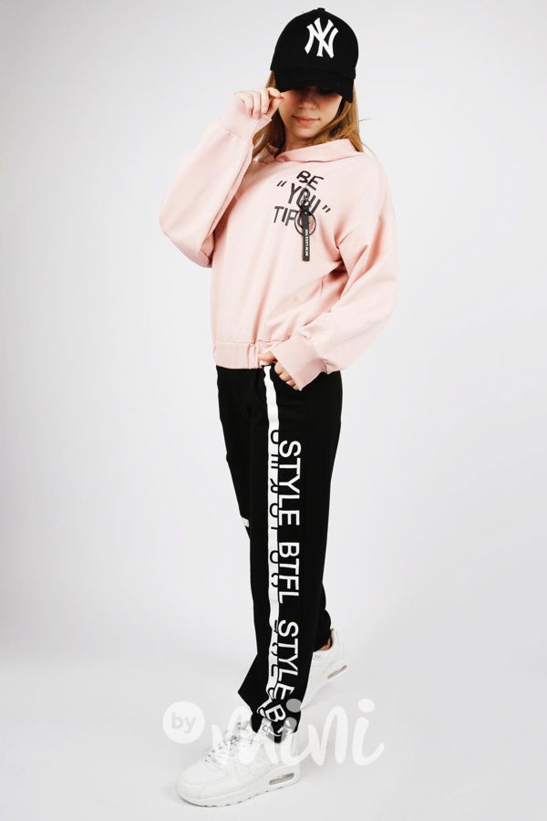 STYLE sporty tepláky černé