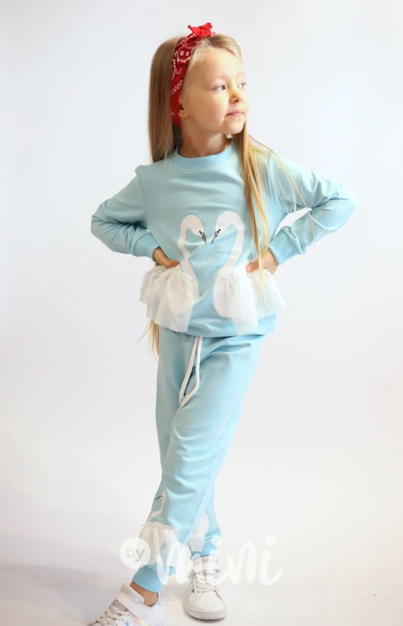 Labuť souprava sky blue