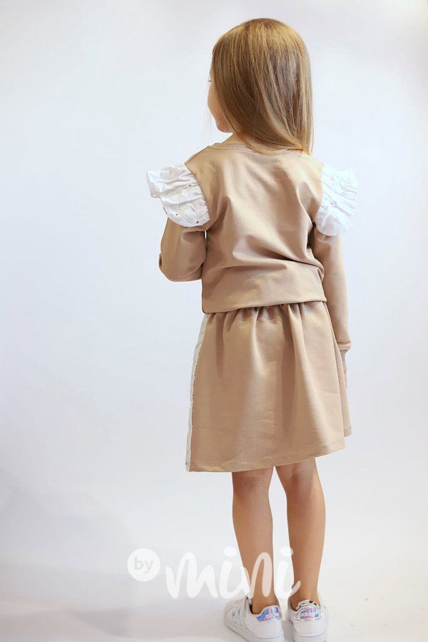 MOMS GIRL set cappuccino