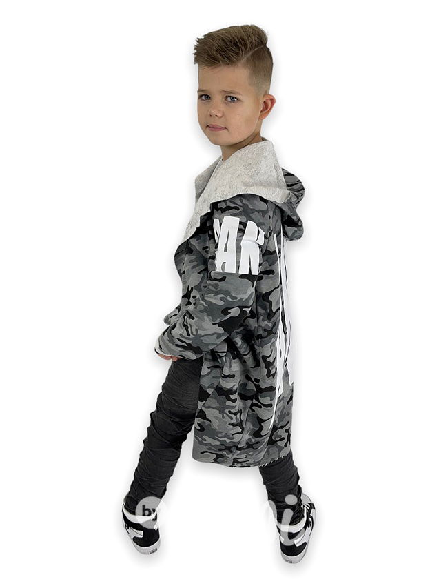 Army dlouhý plášť / kardigan