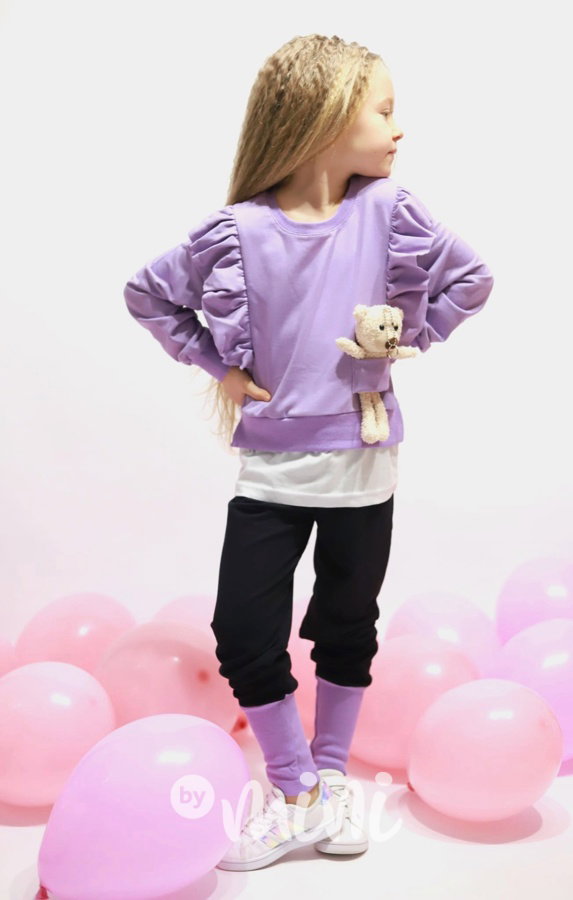 Teddy komplet lila