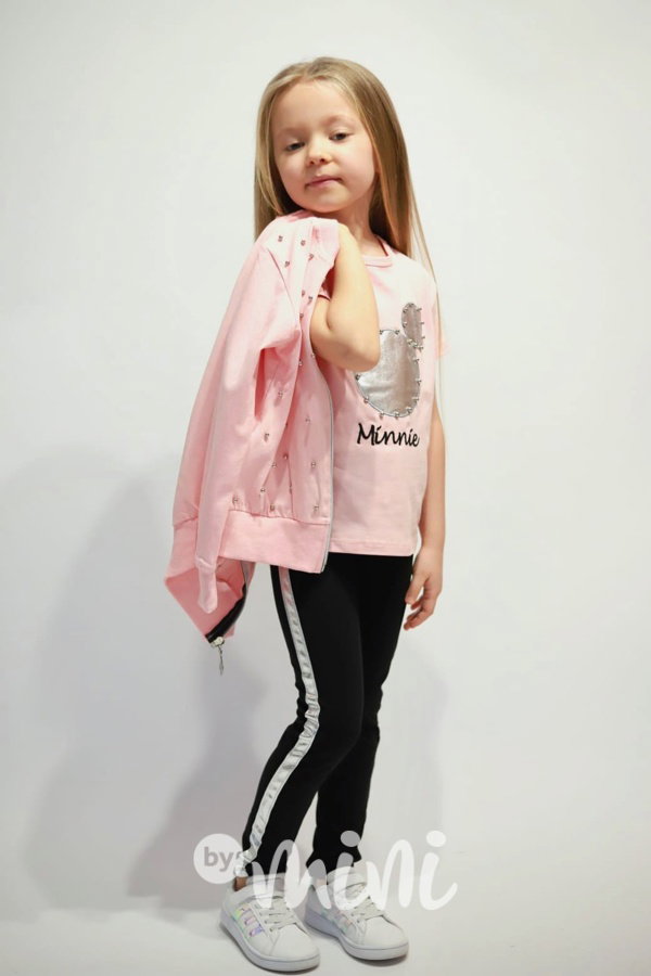 3-dílný Minnie set perličky pink